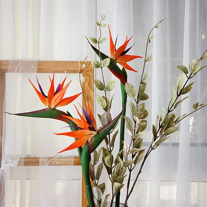 Bird Paradise Strelitzia - 80CM artificial real touch flower bird