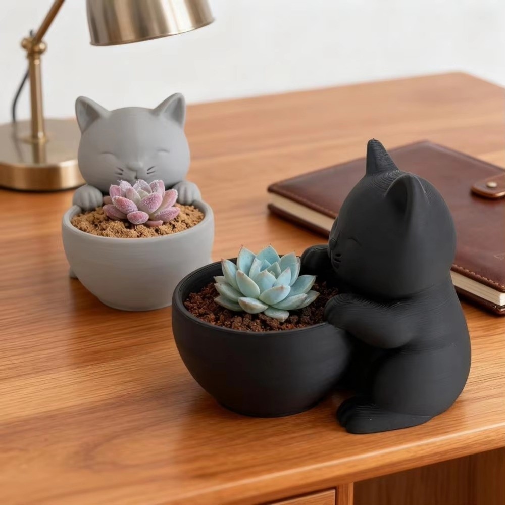 Echeveria Succulent - Mini Small Flowerpot with Drainage Holes