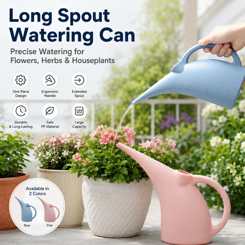 Echeveria Succulent - Long Spout Plastic Watering Can for