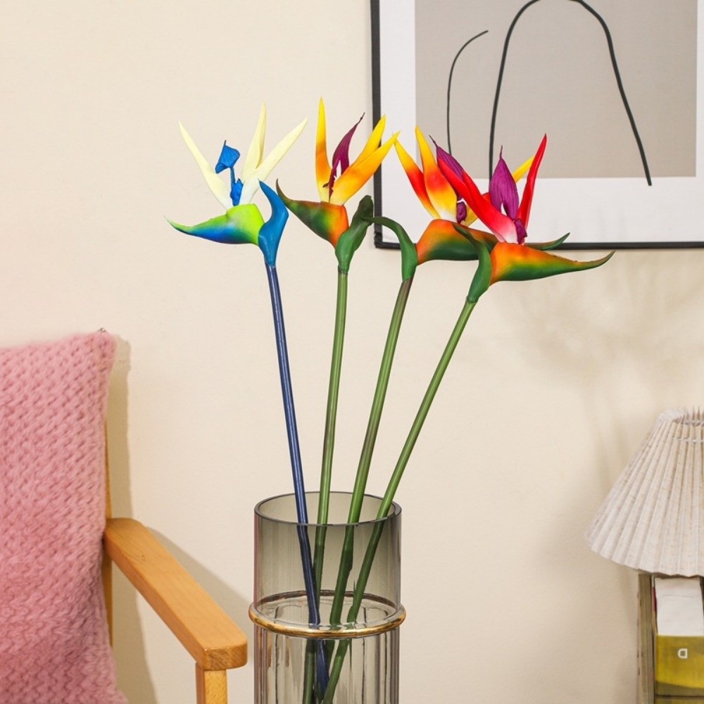New Long Stem Artificial Bird  - Bird Paradise Strelitzia ulasan dan harga