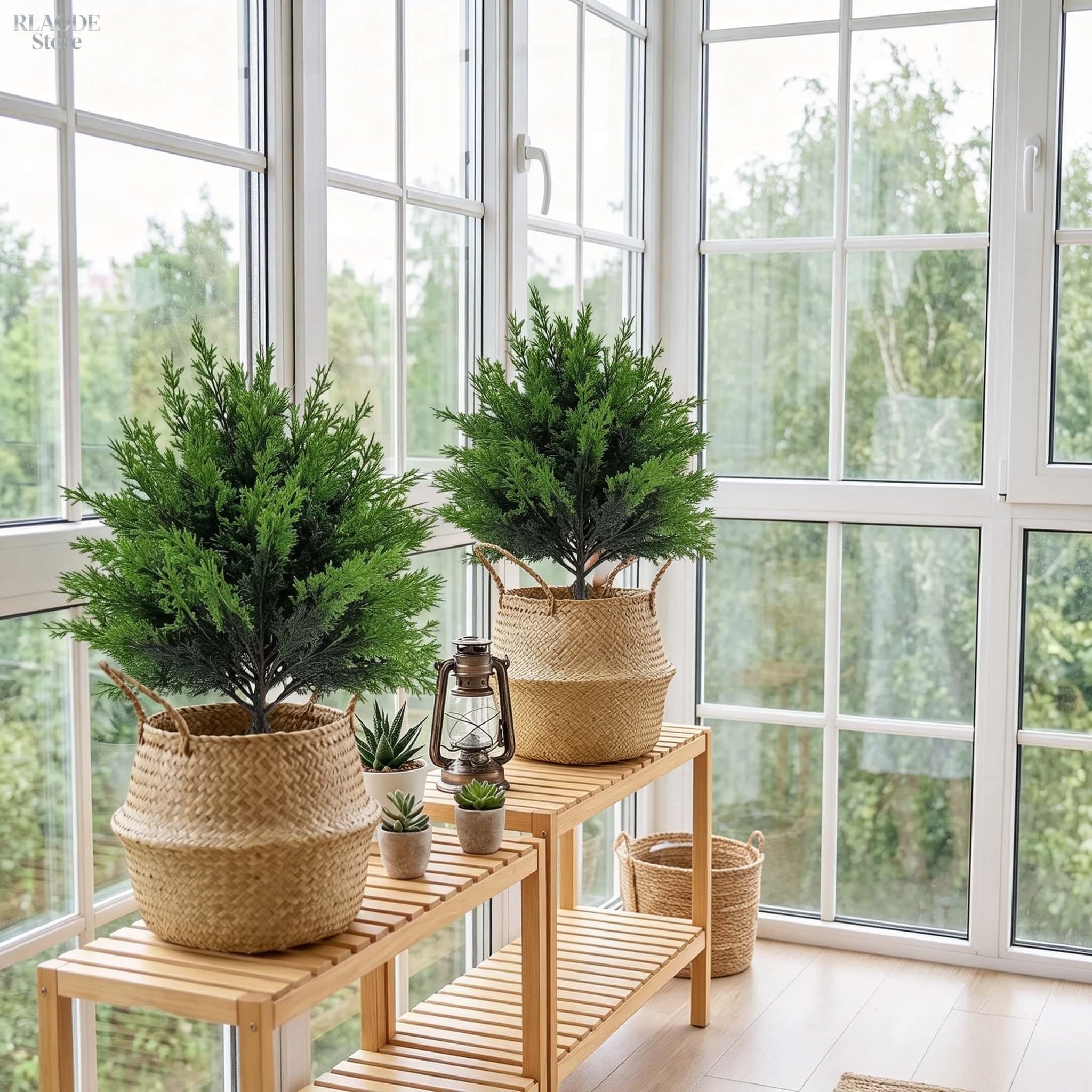 2pcs Outdoor Artificial Greene - Dracaena Marginata ulasan dan harga
