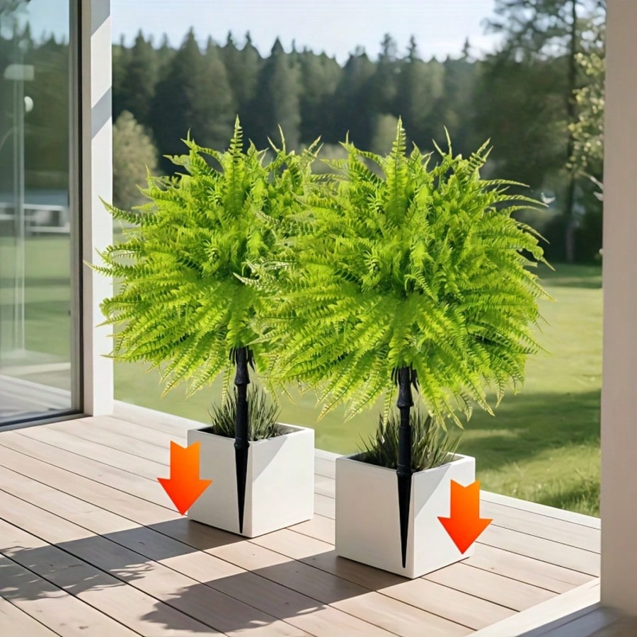 2pcs - 44cm Fern Ground Insert - Dracaena Marginata ulasan dan harga