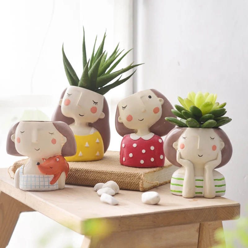 Lovely Girl Flower Pot for Suc - Echeveria Succulent ulasan dan harga