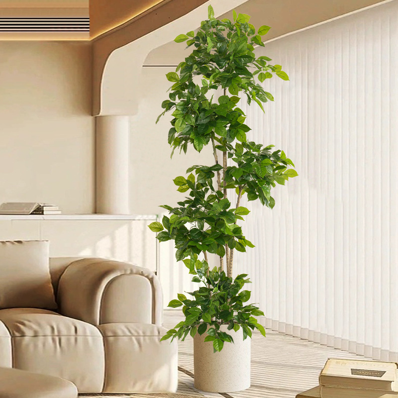 2-78in Large Fake Plants Artif - Ficus Lyrata Tree ulasan dan harga