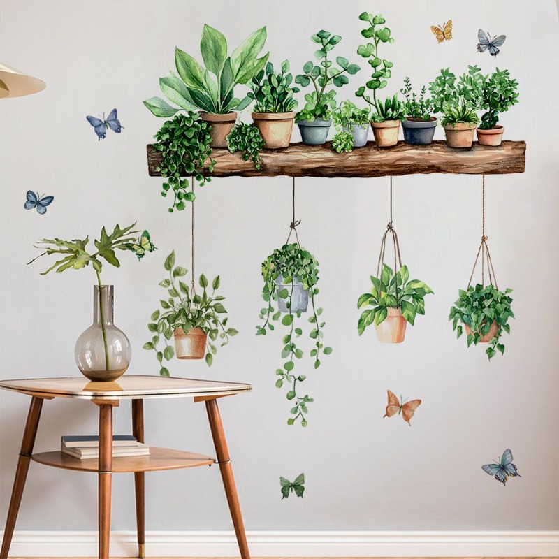 3D Potted Green Plant Shelf Wa - Echeveria Succulent ulasan dan harga