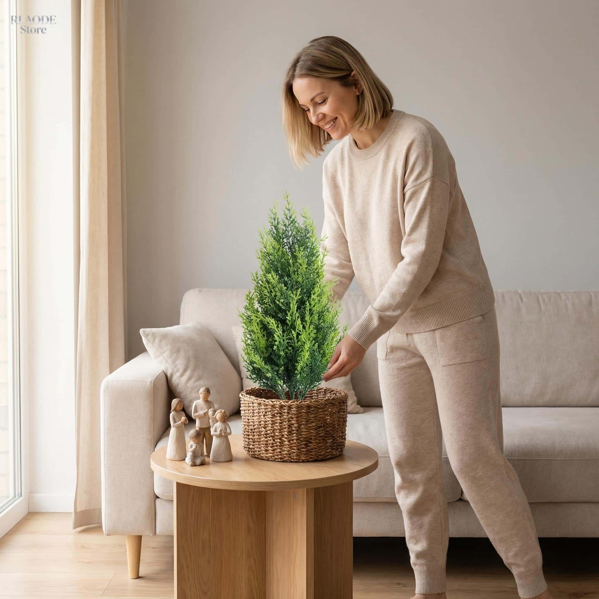 2PCS Realistic Fake Cypress Tr - Dracaena Marginata ulasan dan harga