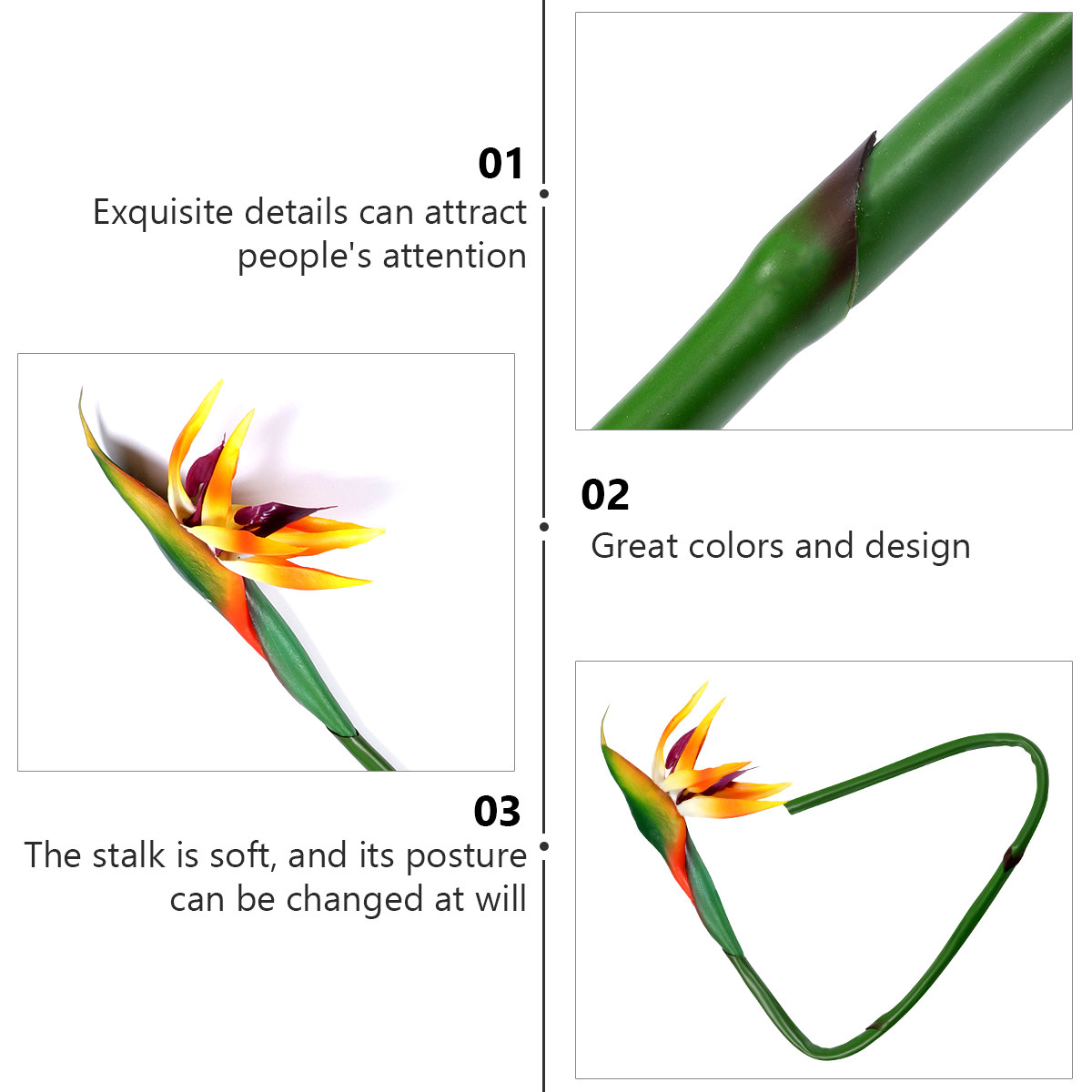 Faux Bird of Paradise Plant Ar - Bird Paradise Strelitzia ulasan dan harga