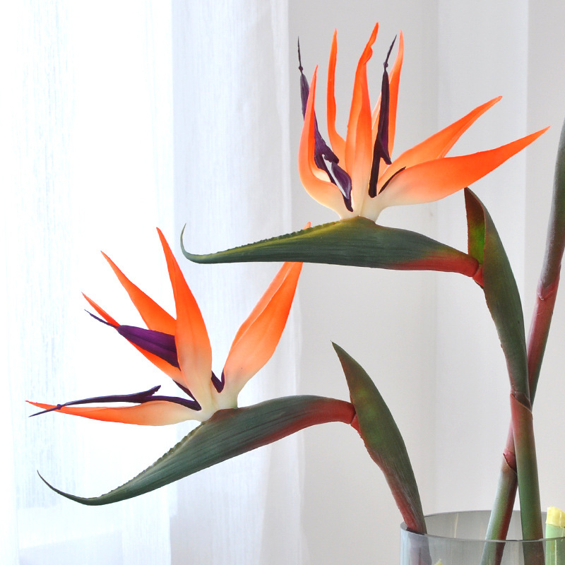 3pcs Artificial Bird Of Paradi - Bird Paradise Strelitzia ulasan dan harga